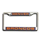 Denver Broncos Laser Chrome Frame