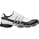 adidas Powerband 3.0 Golf Shoe (White Black Silver) by adidas
