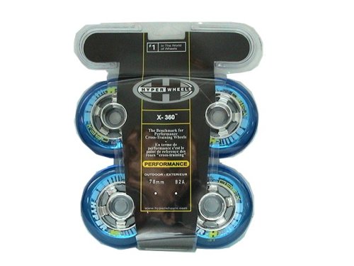 HYPER X-360 Inline-Skate Rollen 80mm/82A, 8 Stück (608er) NEU - OVP (J4)