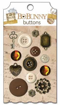 Et Cetera Collection Buttons (Bo Bunny)