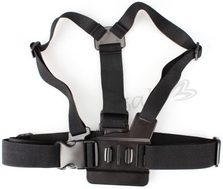 Black Adjustable Elastic Body Chest Strap Mount Belt For Gopro Hero 2/3 Camera