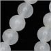 White Jade Serpentine 6mm Round Beads - One 15 Inch Strand