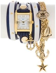 La Mer Collections - Portofino Gold Leather Wrap Watch