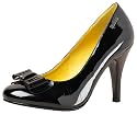 Firetrap Womens Droplet Bow Court Shoe Black