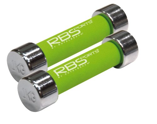 RBSports Chromhantel 2er Set, gr&Atilde;1/4n, 2 x 1 kg, 34059 Preisvergleich