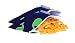 Itzy Ritzy 2 Count Snack Happened Mini Reusable Snack Bag, Whale Watching Blue