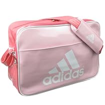 adidas アディダス エナメルショルダーバッグ《Lサイズ：27リットル》 Z7679-E38283 ディーバ&times;ハイピンク&times;ホワイト