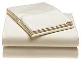 Pike Street 600-Thread-Count Egyptian Cotton Queen Sheet Set, Ivory