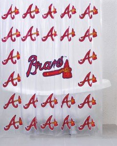 Atlanta Braves Shower Curtain