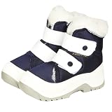 Polar Pro Baby Boys' Vecro-strap Snow Boots - Blue - 24/25
