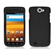 Black Texture Faceplate Hard Plastic Protector Snap-On Cover Case For Samsung Exhibit II 4G T679