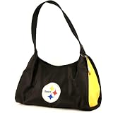 Pittsburgh Steelers Small Black Purse (Measures 12.5" W x 6" High)