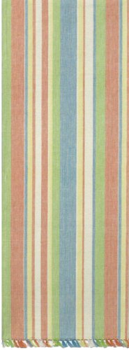 Durable Hand Woven 100% Cotton Striped Table Runners 12x72 Inches Set of Two Durable Hand Woven 100% Cotton Striped Table Runners 12x72 Inches Set of Two