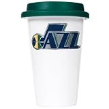 Utah Jazz Ceramic Travel Cup (Team Color Lid)