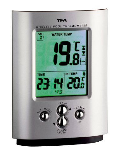 Childrens Toyshop  Garten & Freizeit : Funk-Poolthermometer TFA Miami Teichthermometer