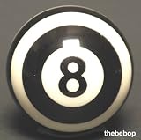 NFL Referee Zebra 8 Ball Billiard Pool Cue Ball