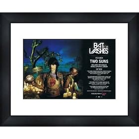 BAT FOR LASHES Two Suns - Framed Original Advert