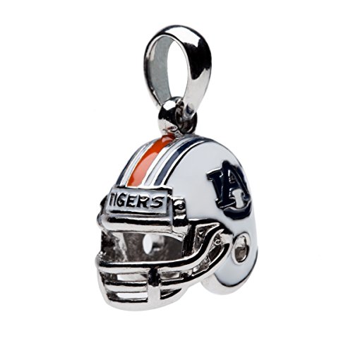 Auburn University 3-D Football Helmet Bead Charm - Fits Pandora & Others - Go Tigers!