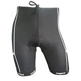 Jaggad サイクルパンツ　レーサーパンツ　サイドメッシュ (M, 黒)