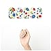 Tattify Floral Nail Wraps - Grandma's Wallpaper (Set of 22)
