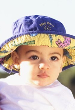Childrens Toyshop   : Baby Banz Sun Hat -Blue