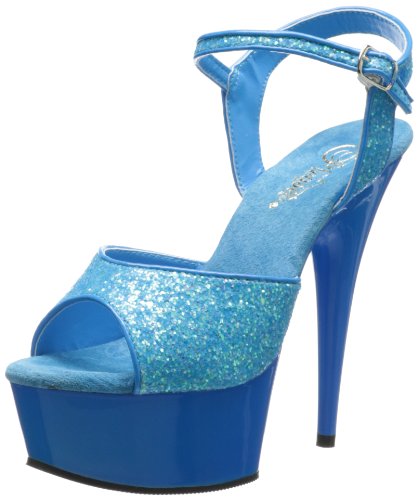 Pleaser Women's Delight-609 Ankle-Strap Sandal