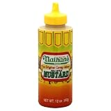 Nathan Coney Island Mustard, Squeeze Bottle, 12-Ounce (Pack of 12)