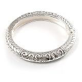 Antique Silver Vintage Hinged Bangle Bracelet 41%2BHaVcy8RL. SL160 Antique Silver Vintage Hinged Bangle Bracelet