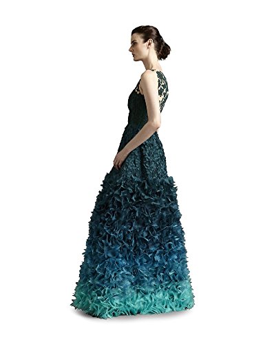 Fabiola Arias Women's Lace Allover Petal Gown