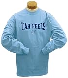 North Carolina Tar Heels Felt Applique Long Sleeve T-Shirt