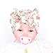 Gellwhu 5PCS Pack Newborn Baby Flower Bowknot Hospital Hat