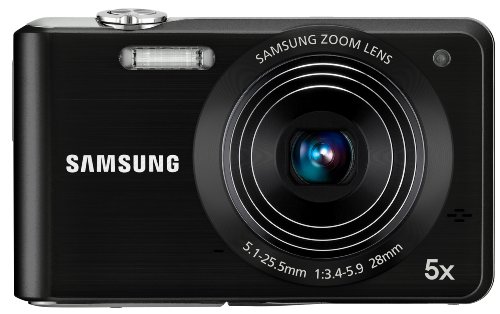 Samsung PL80 Digitalkamera  (12 Megapixel, 5-fach opt. Zoom, 6,85 cm (2,7 Zoll) TFT LCD, Duale Bildstabilisierung) schwarz