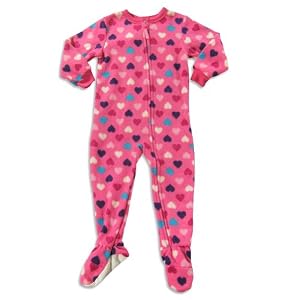 Calvin Klein Sleepwear - Toddler Girls Heavy Weight Blanket Sleeper, Pink