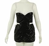 Jezebel Shimmer Tuxedo Sequence Chemise