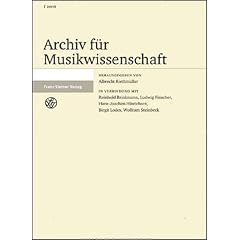 Archiv f�r Musikwissenschaft (AfMw) [Jahresabo]