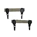 CTM® Elastic 1 Inch Double Clip Sock Garters, Khaki