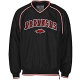Arkansas Razorbacks Black Stratus Pullover Jacket