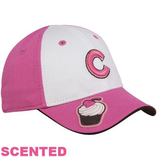 New Era Chicago Cubs Toddler Girls Pink-White Scented Cupcake Hat