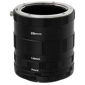 Fotodiox OM 4/3 (Four Thirds system) Macro Extension Tube Set Kit for Extreme Close-up