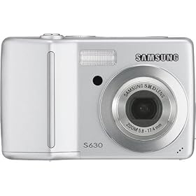 Samsung Digimax S630 6MP Digital Camera with 3x Optical Advanced Shake Reduction Zoom (Silver)