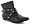 Platino "Inka" Ladies Studded Ankle Boots - Black