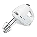 Proctor Silex 5 Speed Easy Mix Electric Hand Mixer with Bowl Rest, White (62509RY)