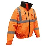 Radians SJ21-3ZOS-XL Hi Viz Class 3 Three In One Bomber Jacket, Orange, Extra Large