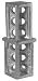 Designovations Inc. S250 SNAP'n SAFE Breakaway Square Ground Mount Sign Post Coupler for 2-1/2 Inch Sign Post Size