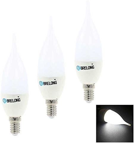 Ivaee E14 5630 3w 350lm 6000k LED Cool White LED Candle Light Bulb Lamp (3-pack)