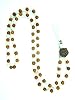 Healing Mala Moon Stone Japamala Meditation Prayer Protecion Necklace, Gift Idea