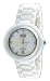 Oniss #ON609-M Unisex Unique Collection MOP Dial White Ceramic Swiss Quartz Watch