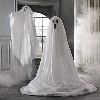 Hanging Spooky Ghost - Grandin Road-Halloween Decorations