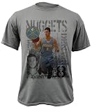Danilo Gallinari Denver Nuggets Titanium Caged Player Soft Hand Pigment-Dyed Premium T-Shirt