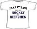 Sports : Take it easy - nach dem Hockey ein Bier; T-Shirt wei&szlig;